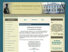 Tablet Screenshot of lo1mlawa.pl